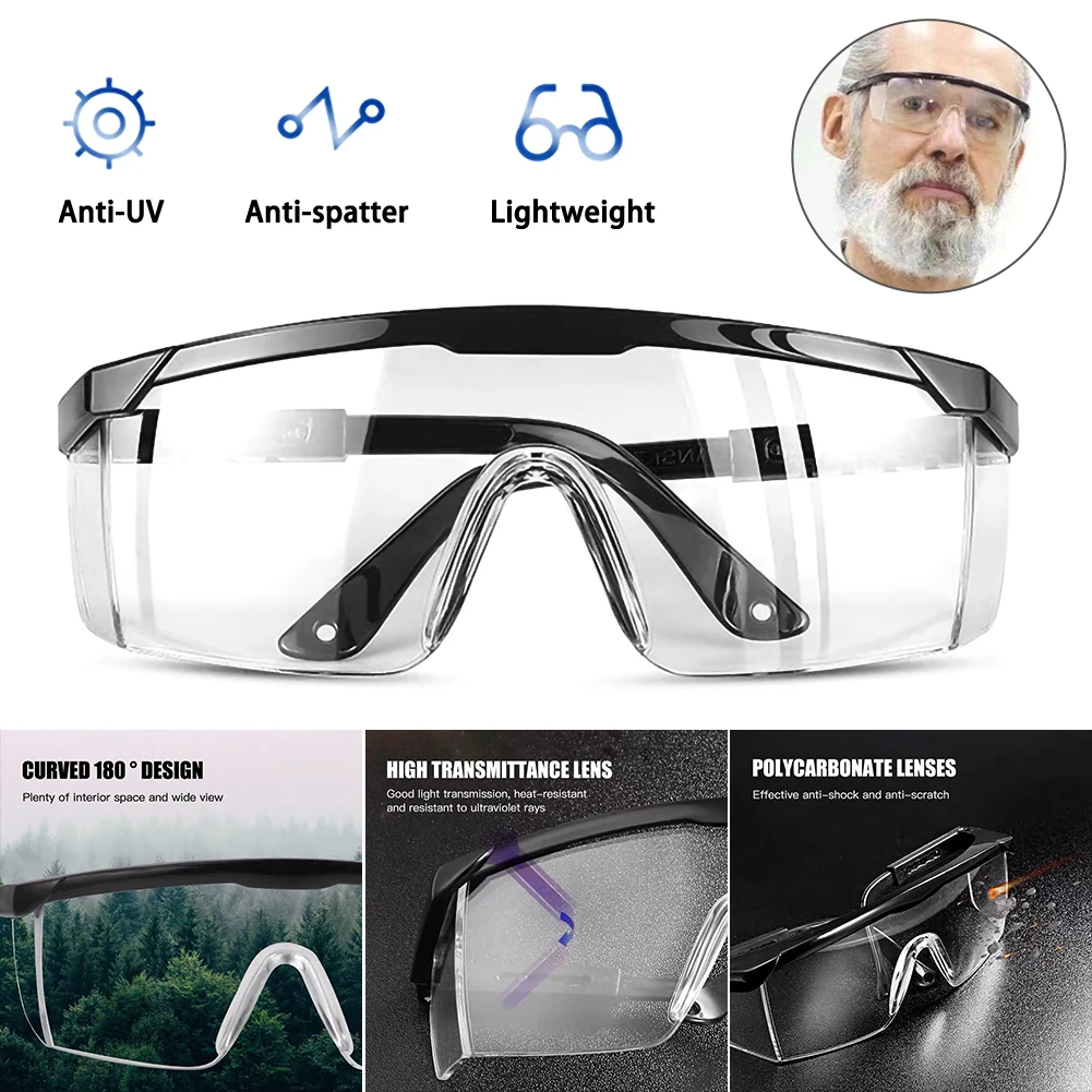 

Safety Glasses, Goggles, Protective Glasses-anti-fog Glasses, Protect Clear Vision, Anti-splash Goggles
