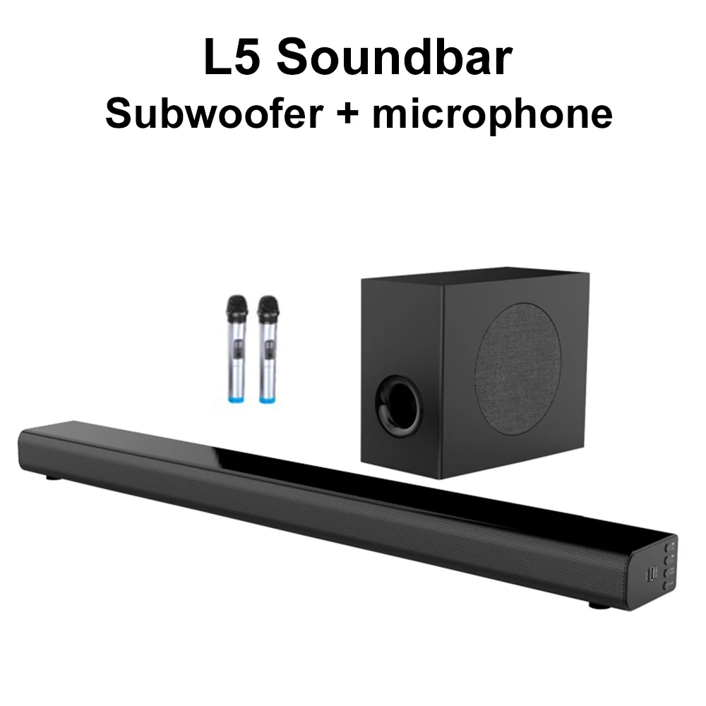 Bluetooth-Колонка L5 беспроводной микрофон с сабвуфером басовая колонка