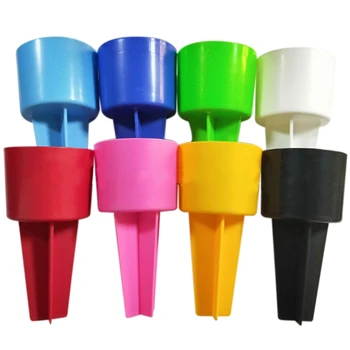 

Beverage Cup Holder Outdoor Beach Cup Holder Plastic Beach Coaster Set of 8 Small Cup Holders