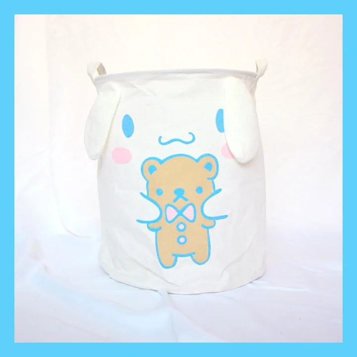 Мультфильм Hello Kitty My Melody Cinnamoroll PomPomPurin BadBadtz maru Складная стойка для белья корзина
