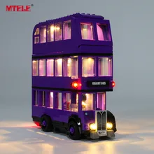Zestaw oświetleniowy LED marki MTELE do autobusu rycerskiego kompatybilny z 75957 (bez modelu)