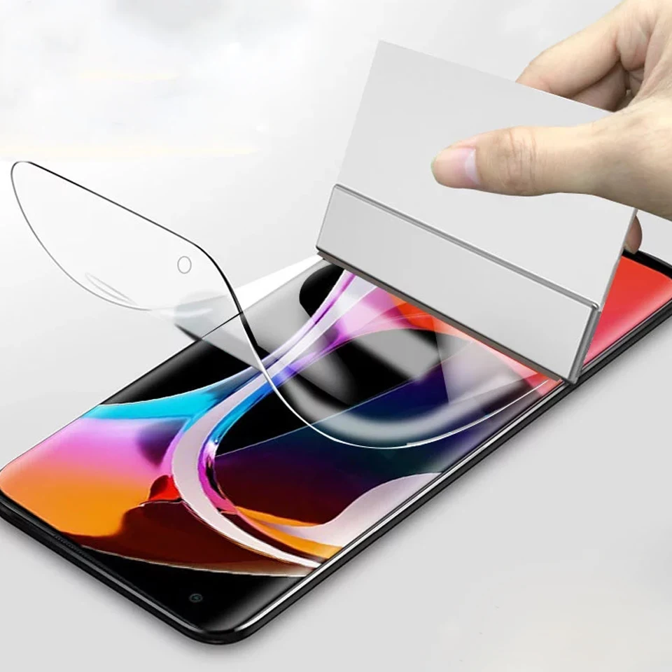 100Pcs Full Cover Hydrogel Film Screen Protector For Xiaomi Redmi Note 10 ProMax Note 11 5G 11Pro Protective Soft Film Not Glass