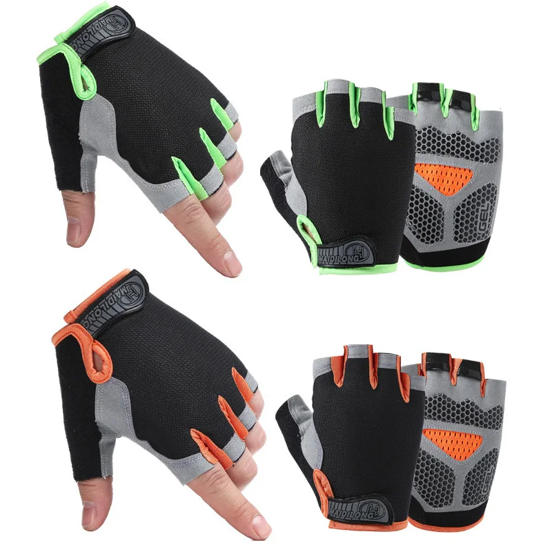 Guantes de ciclismo para hombre y mujer, antideslizantes, transpirables, para deportes de ciclismo de montaña o carretera