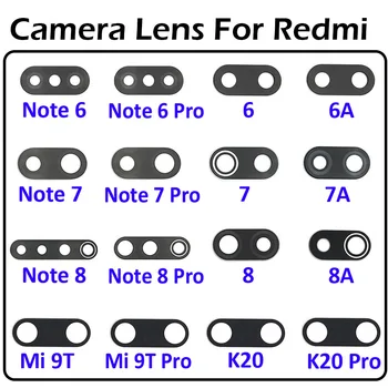 

2Pcs/Lot,Back Rear Camera Glass Lens With Glue For Xiaomi Redmi 6 7 8 6A 7A 8A S2 5A 6A Note 6 7 8 K20 Pro For Xiaomi Mi 9T Pro
