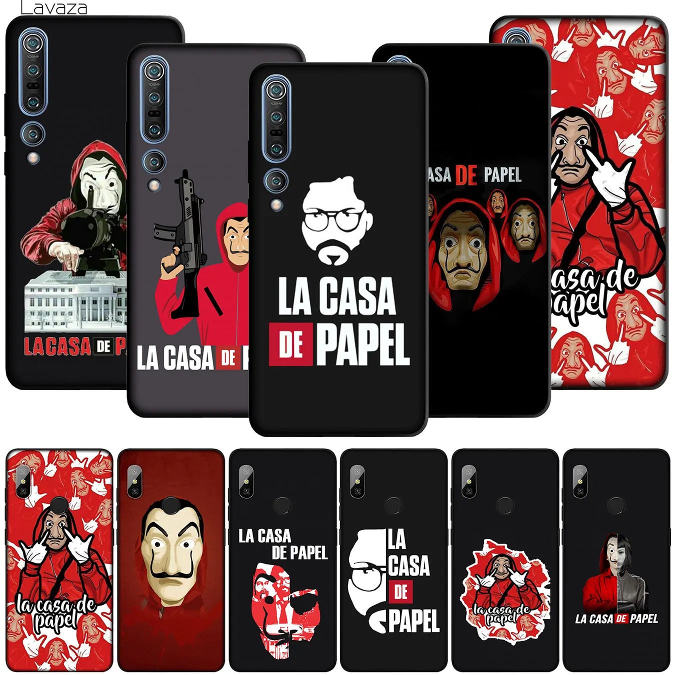 The Paper House La Casa de papel Soft Phone Case for Xiaomi Mi 10 9 8 SE 9T A3 Pro A2 Lite 6 CC9 CC9E MAX 3 pocophone f1 |