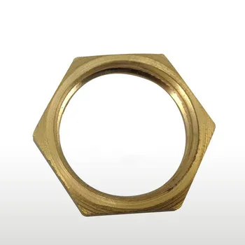 

1pcs Copper Hex Lock Nuts Pipe Fitting 1/2" 3/4"1"1-1/4" Female Thread Hexagonal shank cap