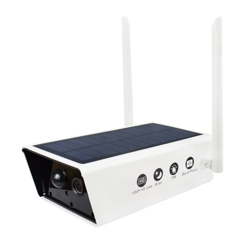 Солнечная камера 1080Pwifi Водонепроницаемая наружная инфракрасная камера безопасности