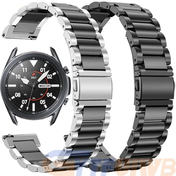 Stainless Steel Strap For Samsung Galaxy Watch 3 45MM LTE Smart Bracelets 22MM Replace Wrist Band For Galaxy Watch 46MM Gear S3