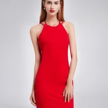 Европа и Америка стиль красное официальное платье стиль Мода сексуальный Холтер фартук с открытой спиной позднее официальное платье