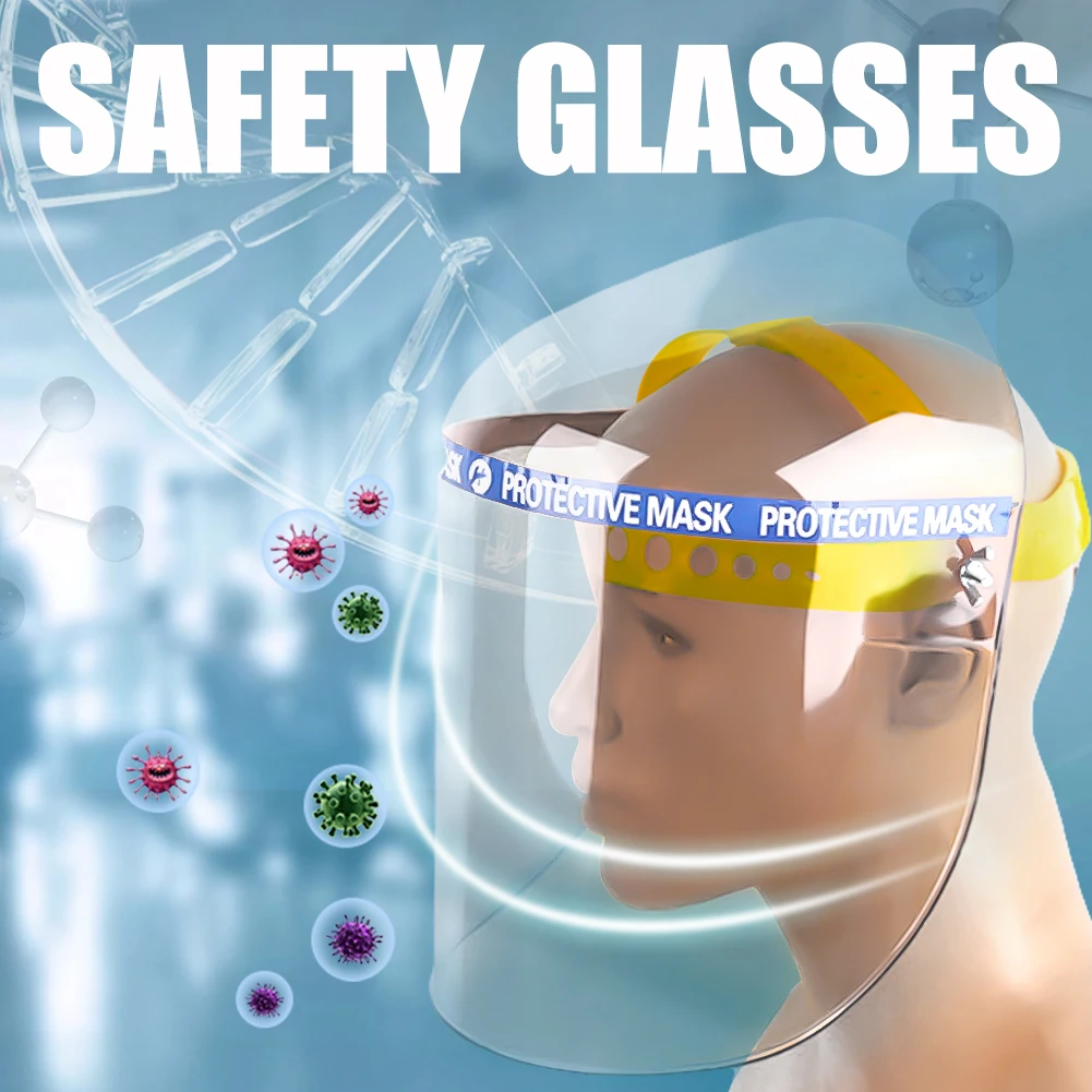 

Protective Full Face Mask Welding Transparent Helmet Anti-UV Safety Anti Splash Shield Screen Workplace Protection Supplies