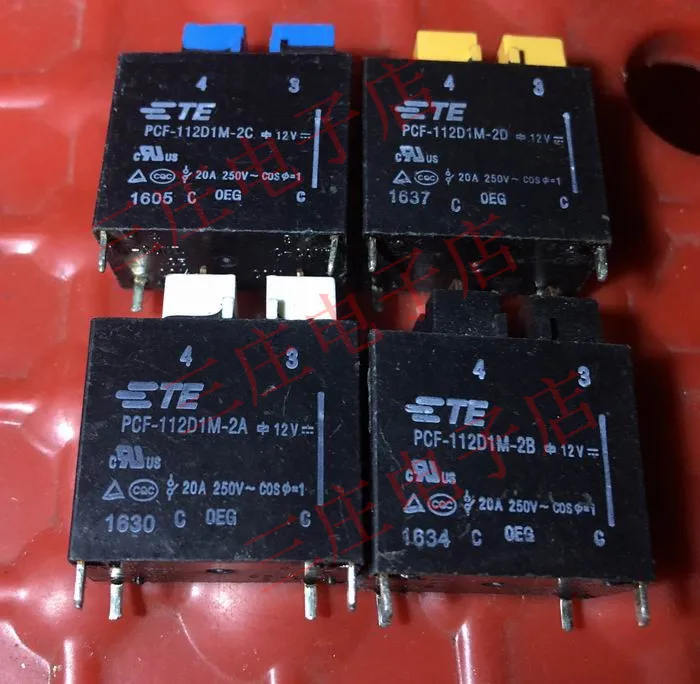 Kit De 5 Relés 12V PCF-112D1M (20A/25A) - Recambio Para Automoción Y Electrónica