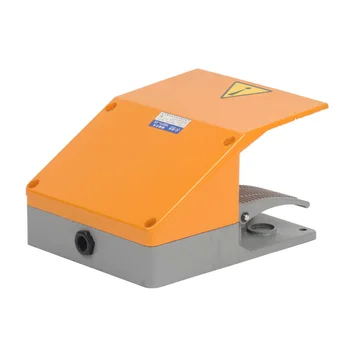 

Foot switch YDT1-15 aluminum shell gray double pedal switch machine tool accessories switch foot switches