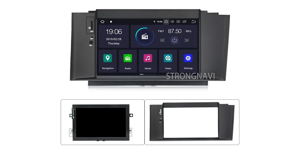 7 дюймов Android 9,0 Автомобиль Радио DVD gps навигации мультимедийный плеер для Citroen C4 C4L DS4 2011- Поддержка Wi-Fi резервного копирования Камера