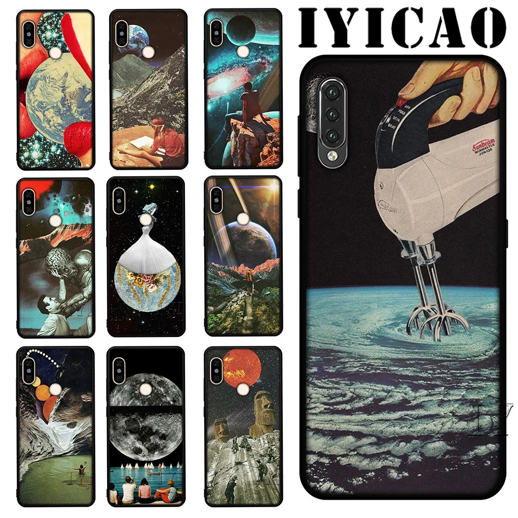 IYICAO Trippy Art эстетический Мягкий силиконовый чехол для Redmi 7A K20 Note 5 6 7 Pro 5A 16G 32G 64G Prime Go