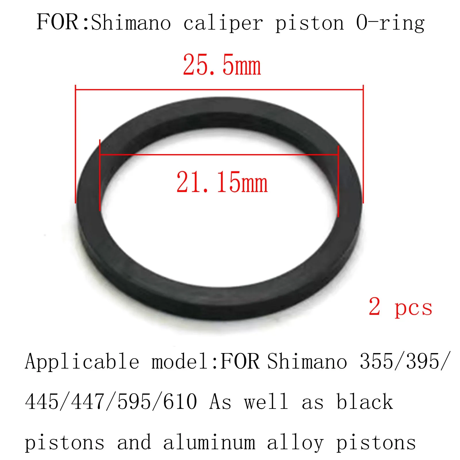 Mountain Bicycle Disc Brake Hydraulic Brake Caliper Piston Sealing Ring For Shimano 355/395/M775/785 Bicycle Repair Parts Cycling Accessories