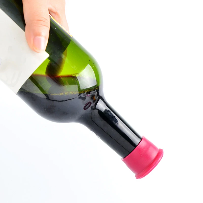 Силиконовый чехол пищевой силиконовый колпачок для бутылки вина Пробка для бара пивная приправа бутылка свежее уплотнение крышки кухонные инструменты