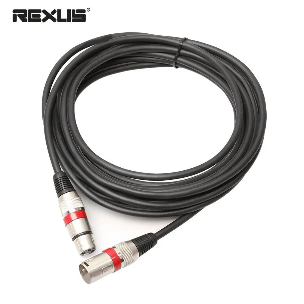 Удлиненный аудиоразъем для микрофона XLR Папа-мама Удлинительный кабель Realis шнур |