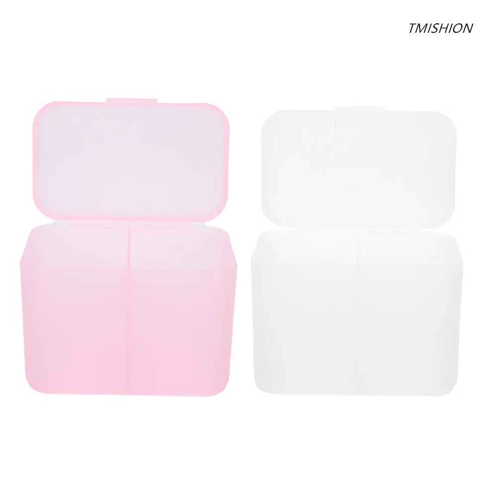 Nail Polish Holder 2 Grids Art Storage Box Remover Pad Organizer Container Case Display |