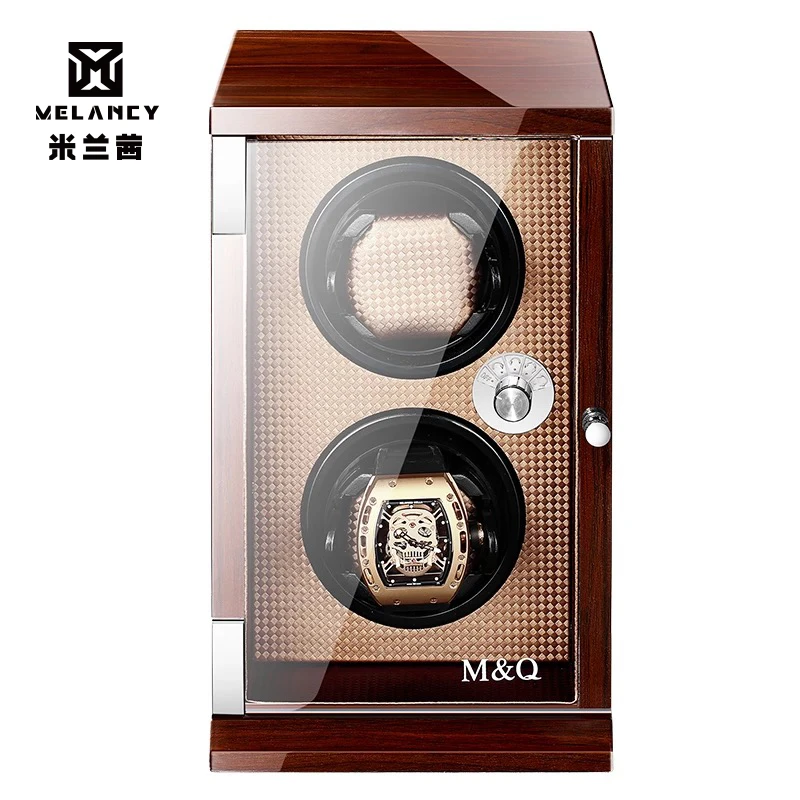 Automatic Watch Winder Box Uhrenbeweger Mechanical Display 2 Slots Male  watch Automatic|Watch Boxes| - AliExpress