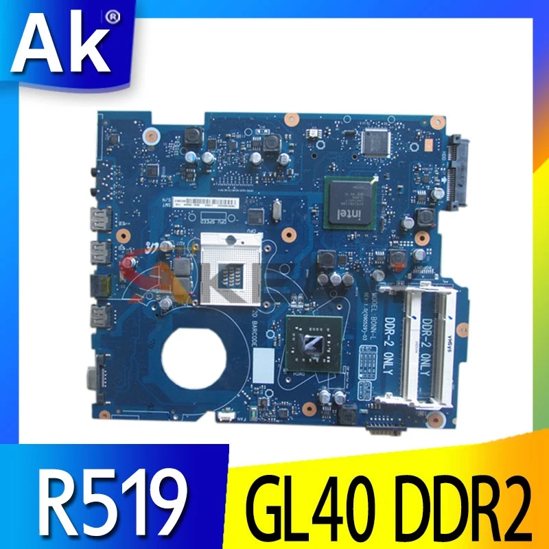 Материнская плата AKEMY BA92-05696A BA92-05696B для ноутбука samsung R519 GL40 DDR2 BA41-01106A BA41-01104A BA41-01108A |