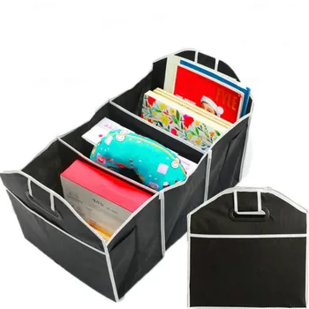 

Folding Car Trunk Organizer Car Storage Bag Non-Woven Fabrics Stowing Tidying Bag Organizer Storage Box Container