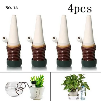 

4Pcs/Set Drip Irrigation System Automatic Home Garden Automatic Watering Device Taper Plants Wireless Flowerpot Watering Tools