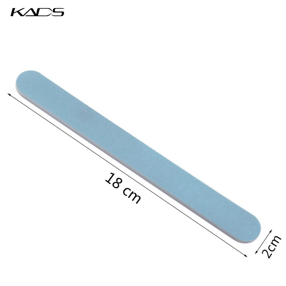 KADS 50 шт./компл. 240/240 Грит, профессиональное синее Пилочки для ногтей Полировка Ногтей Полировка Тонкий пилка для ногтей инструменты, пилка для ногтей