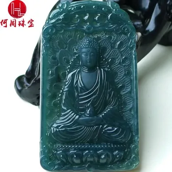 

Hezhou jewelry!Myanmar natural jade!Beautifully hand-carved!Guanyin pendant!Exquisite workmanship!36.84g