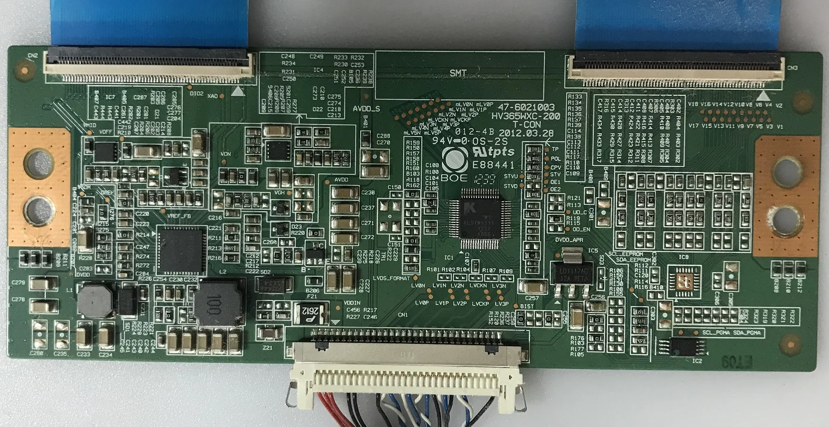 TV parts timer controller T-Con board Irbis t37q44hdl hv365wxc-200 47-6021003 with cables | Электроника
