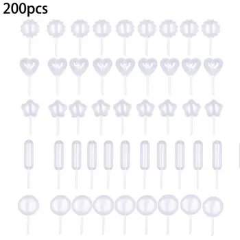 

Cupcake Pipettes 200pcs 4ml Mini Plastic Pipettes for Chocolate Cupcakes Strawbe