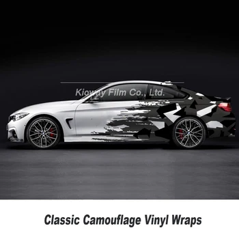 

Camouflage Vinyl Car Wraps Adhesive PVC Vehicle Hood Roof Motorcycle Scooter Decal Sticker Sheet Rolls 5m/10m/18m