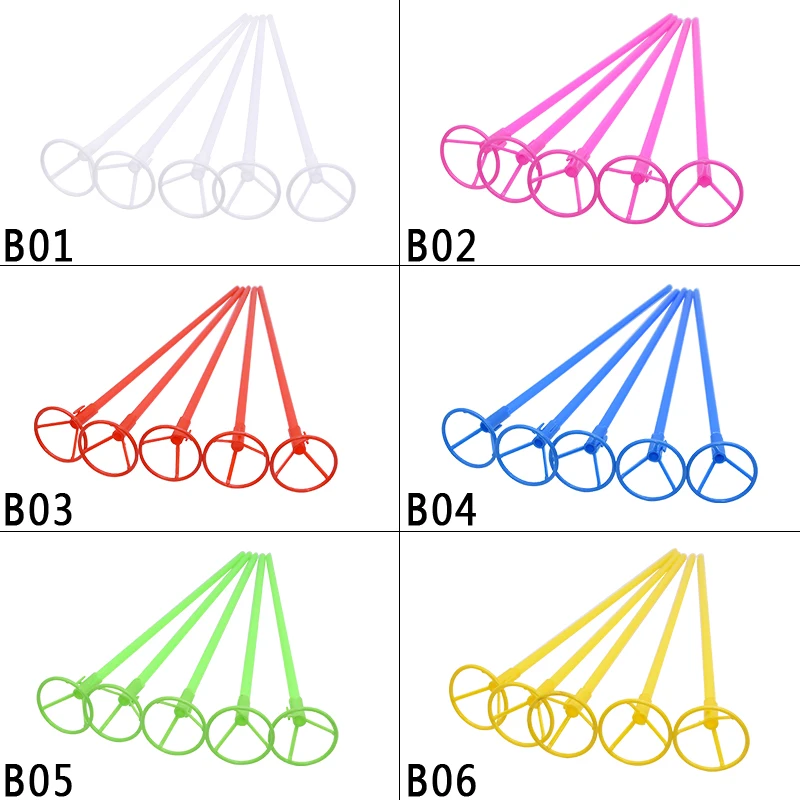 5/10 шт. 40 см аксессуары для воздушного шара Фольга шар палочки с белая чашка стержни из ПВХ для "сделай сам", платье на свадьбу, детское День рождения Декор поставки