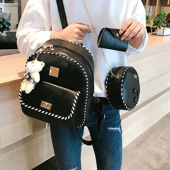 

2020 new Korean version of the shoulder bag women's casual fashion girl backpack college style ladies