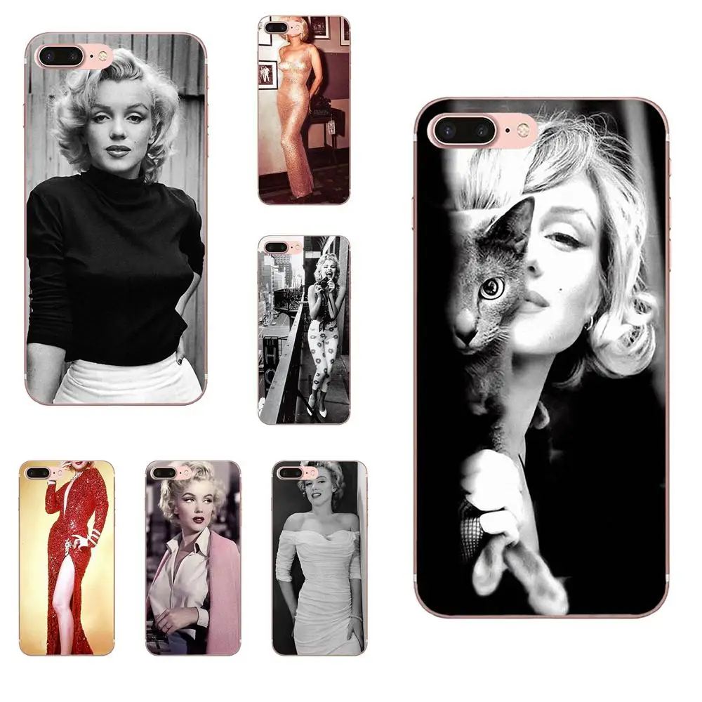 Soft Capa Coque For Samsung Galaxy Note 8 9 10 Pro S4 S5 S6 S7 S8 S9 S10 S11 S11E S20 Edge Plus Ultra New Arts Marilyn Monroe | Мобильные