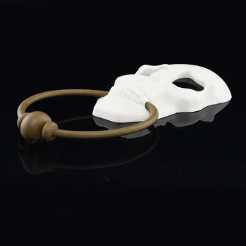 

Halloween party doorbell DIY decoration props scary eyes lighting skull shape doorbell toy haunted house party decoration