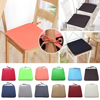 

Hot Sale 7 Colors 40x40cm Cotton Blend Cushions Dining Garden Home Kitchen Office Chair Seat Pads Cushion