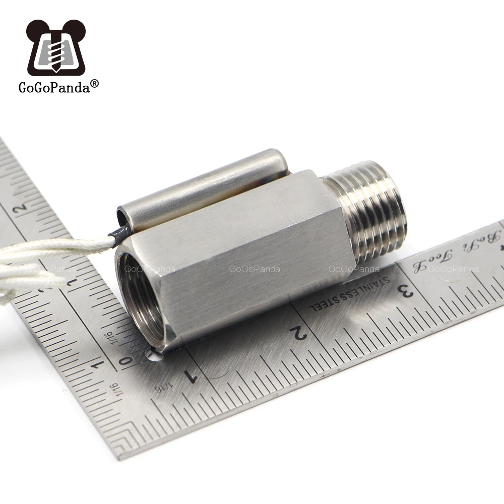 1/2" 110v 220V Liquid Water Flow Sensor Switch Male Threaded Ports Metal Shell ZFS-03S
