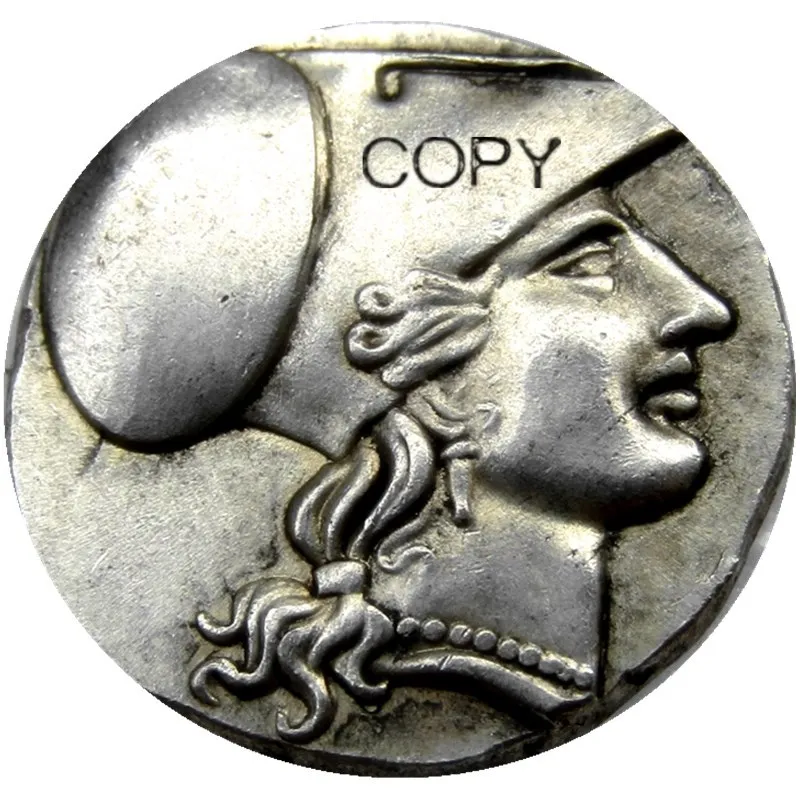 G(15) РЕДКИЙ старинный греческий Серебряный Corinth Stater Coin от Syracuse-304 BC посеребренные копии монет