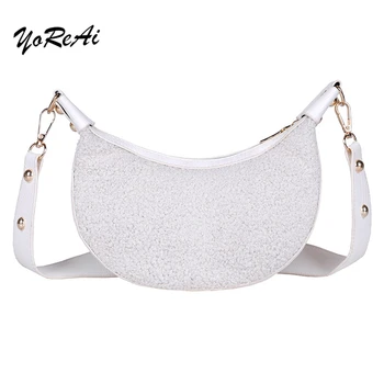 

Women's Shoulder Bag Autumn Winter Shopping Bags High Quality Crossbody Plush Fashion Design Women's Messenger Bag Hobos Handbag