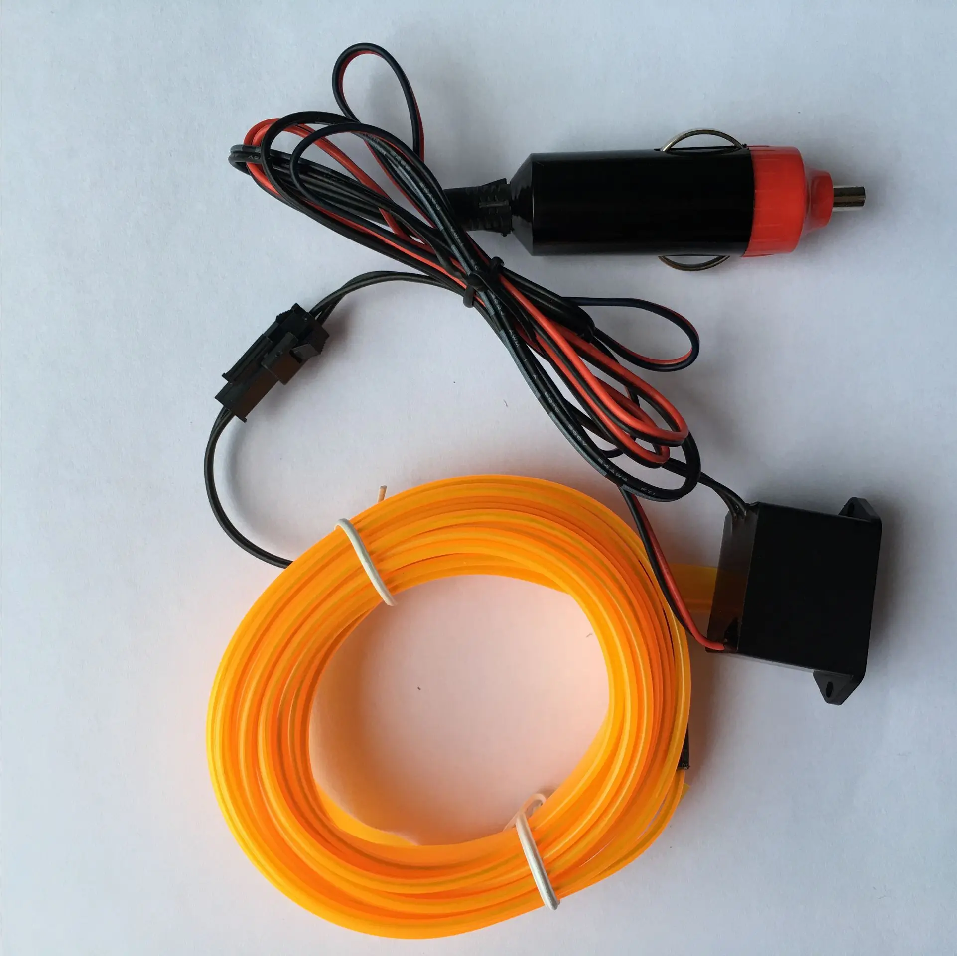 Гибкий неоновый кабель с 12 инверторами 2 3 мм в подарочной коробке|el wire with inverter|sewable