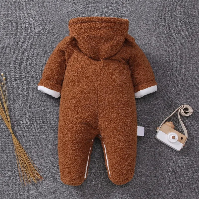 baby clothes Infant Baby Girls Boys Bear Winter Zip Thick Snowsuit Hoodie Coat Jumpsuit Winter warm clothing romper #4S03 (17)