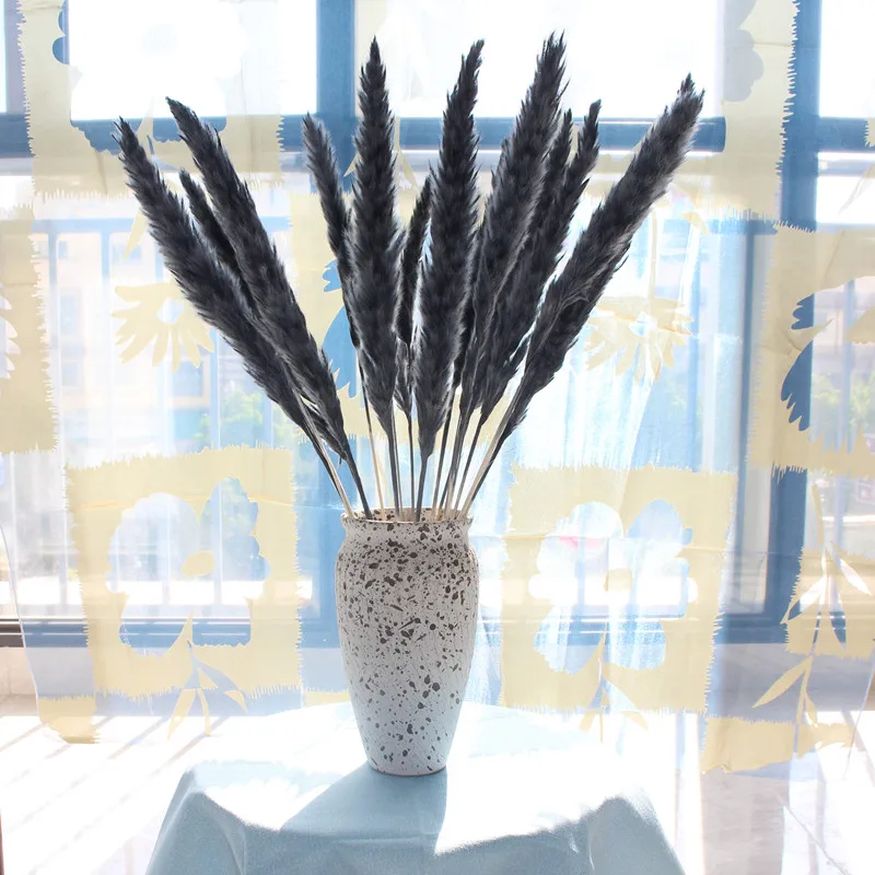 

Send Vase 15 Pieces Of Dried Small Pampas Grass Reed Decoration Handmade Valentine's Day Wedding Party Family Bouquet Dekoration