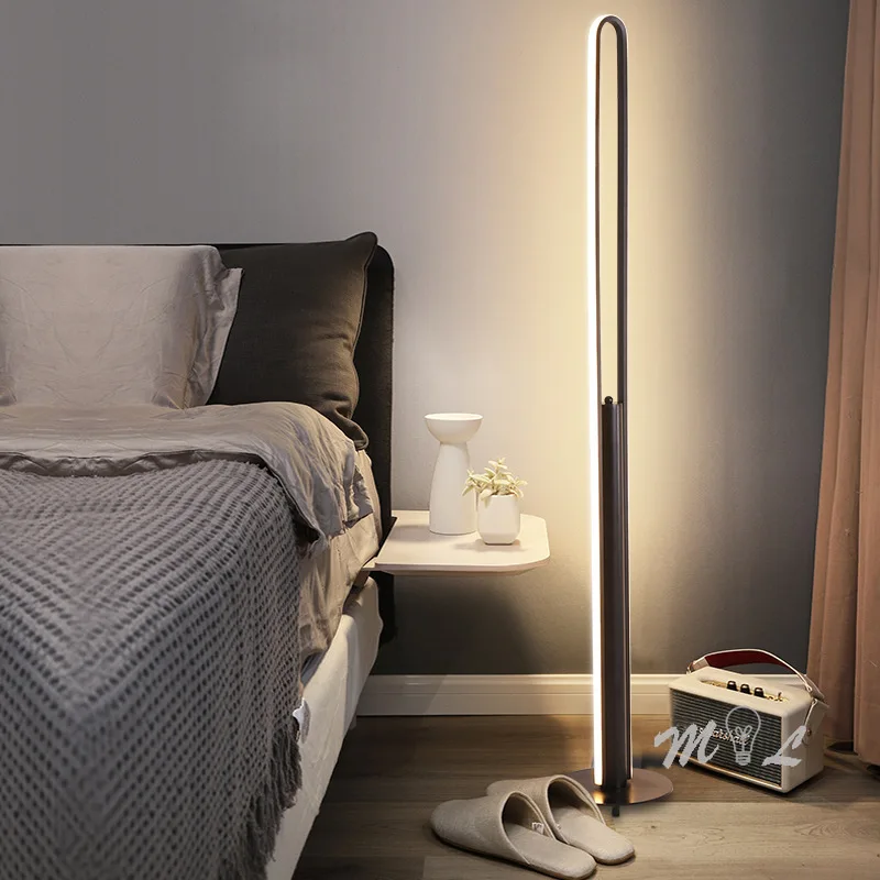 

Led Modern Standing Lamps for Living Room Creative Floor Lamp Home Deco Metal Lamp Stand Foyer Beside Floor Light Stand Dimmable