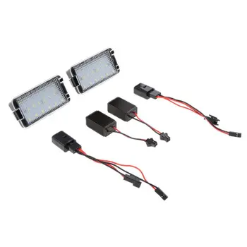 

2 Pieces 18 Led Super Bright License Plate Lights For Seat Ibiza Leon Toledo Ⅲ