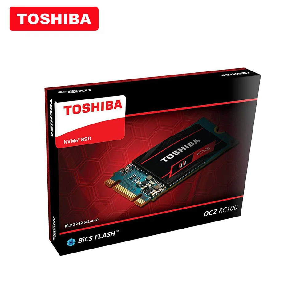 TOSHIBA 3D NAND RC100 SSD 120 ГБ 240 M.2 2242 NVMe PCIe Gen3x2 Внутренний твердотельный диск Жесткий для