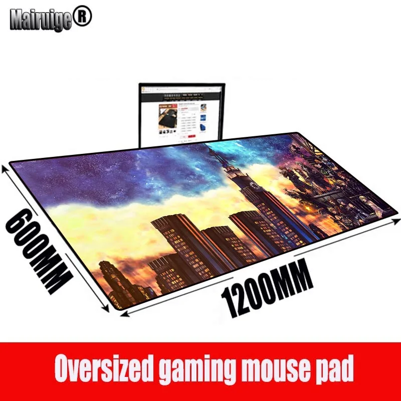 Большой игровой коврик для мыши MRGBEST Аниме Коврик компьютерных игр XXL Настольный