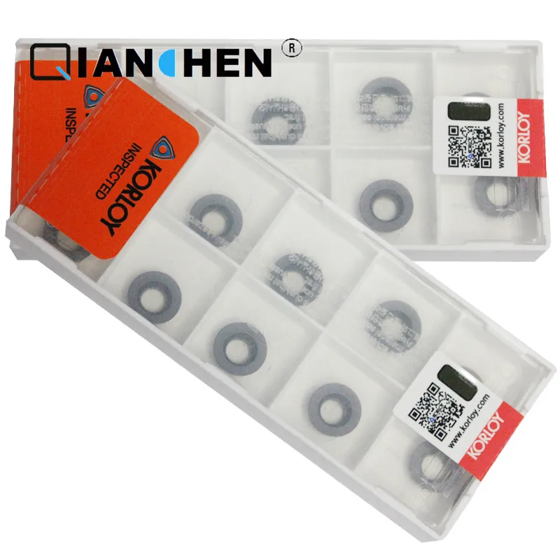 Корея KORLOY RPMT1204MO-Q KF5800 RPMW1003MOE-Q PC5300 RPMW1003MOS KF5800(10 шт./лот) резец для внутренней обточки вставки