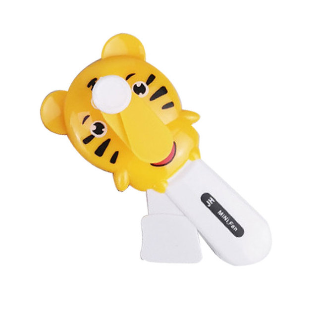 Fruit Cartoon Animal Mini Fan Pocket Handheld Air Cooler Conditioner Room Small Air Appliances Home Outdoor Hand Press Fan