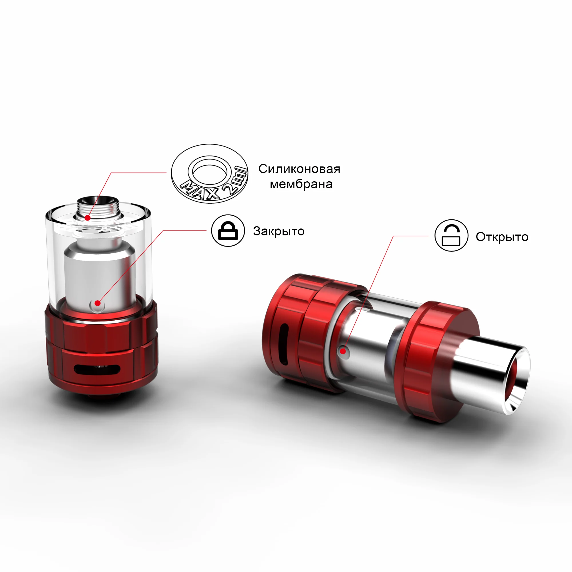 Доставка в Великобритании! Электронная сигарета Vaptio P3 боксмод 100 Вт бак для