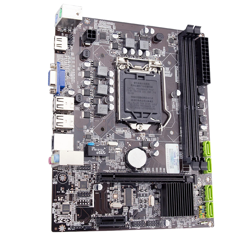 

H55 DDR3 Desktop Motherboard Office PCI-e Dual Channel Integrated USB For Processor Computer Stable Durable Large Memory